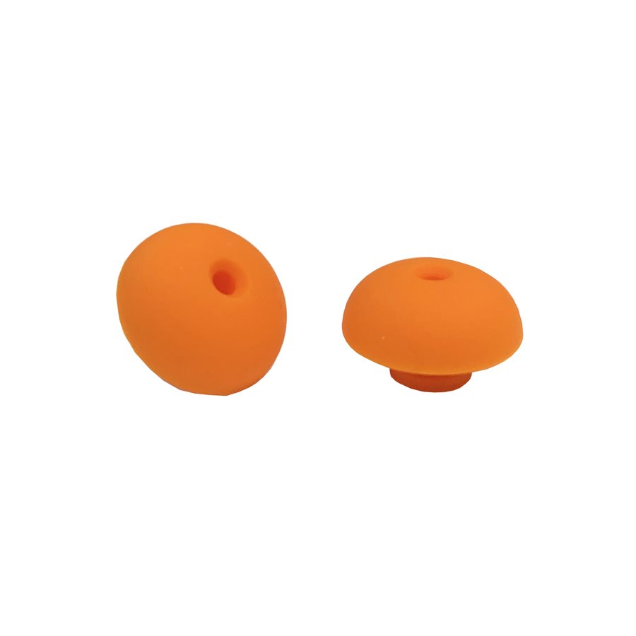 Audiologist's Choice® AC Series Single Use Eartips - 19mm, Orange (100 / pk)